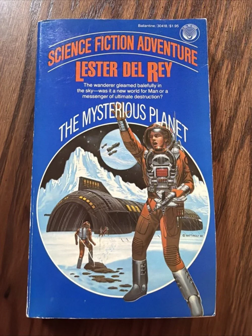 THE‎ MYSTERIOUS PLANET by Lester Del Rey Ballantine Books 1982